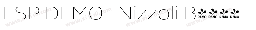 FSP DEMO   Nizzoli B字体转换